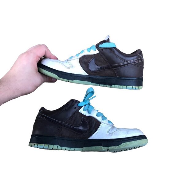 Vintage 2008 Nike Dunk Low 'White Baroque Brown' Size 6 - Picture 14 of 16
